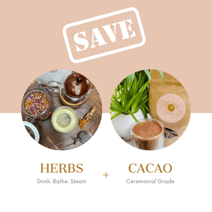 Organic Healing Herbs + Ceremonial Cacao